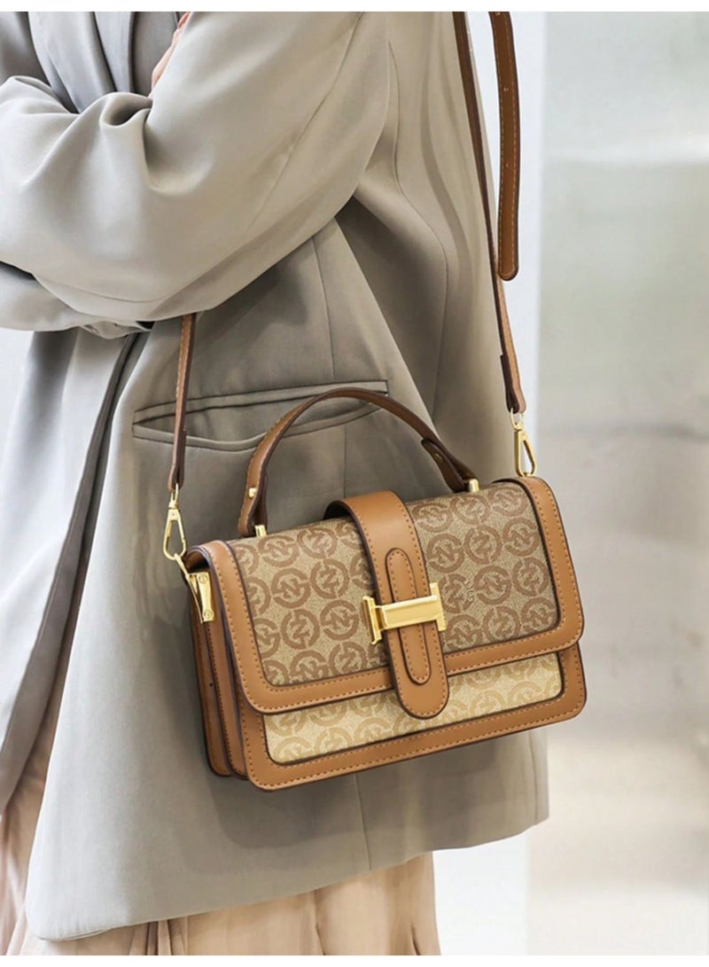 SHIEN Shoulder Bag Brown Color Medium Size - Modern Fashion - Image 3